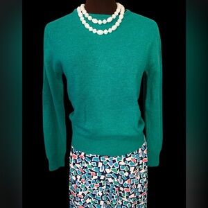 Vintage Green Sweater Pulcinella